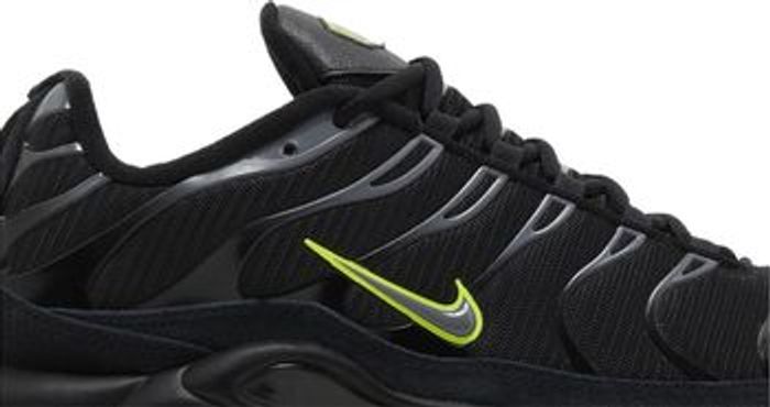 Nike Air Max Plus Basket TN adultes Noir Vert Fluo - photo numéro 5