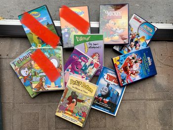 Dvd pour enfants Mickey, T’choupi,  Titeuf, Petit Potam, etc.
