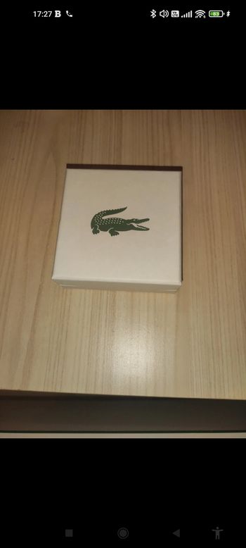 Bracelet noir Lacoste 