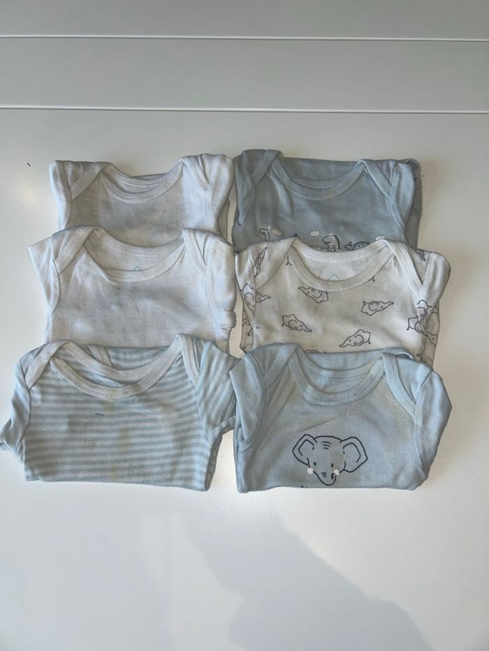 Lot de bodies manche courte 3 mois