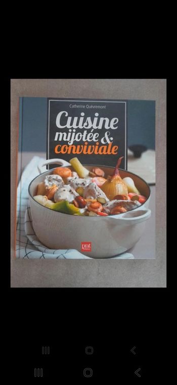 Livre de cuisine mijotée et conviviale