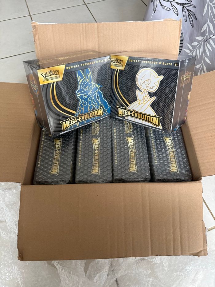 Duo Coffrets Dresseur d'Élite Pokémon ETB Méga Évolution Lucario & Gardevoir - MEO1 - photo numéro 2