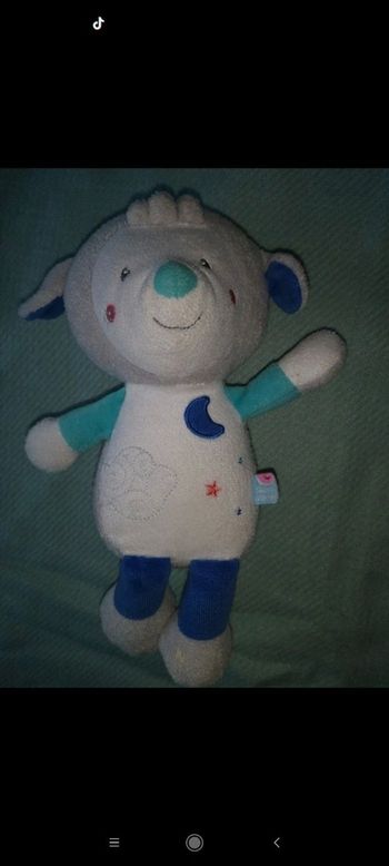 mouton sucre d orge l'une bleu