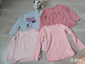 Lot maillots manches longues