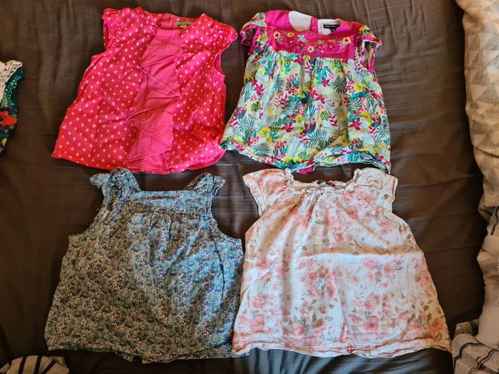 Lot de 4 blouses