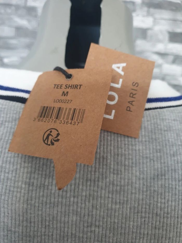 tee shirt Lola gris Taille M - photo numéro 3