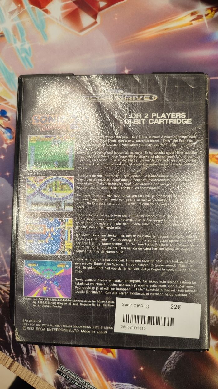 Sonic 2 Sega Megadrive - photo numéro 4