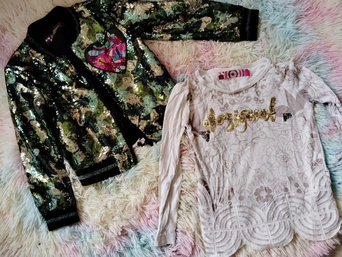 Ensemble veste et top Desigual 3/4 ans fashion