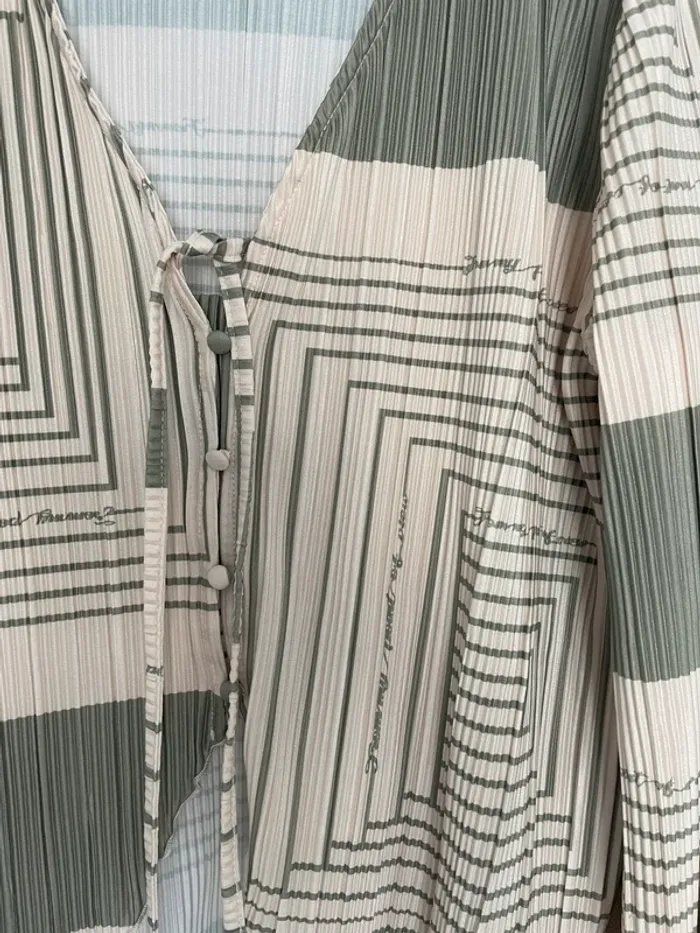 Top blouse plissé - photo numéro 3