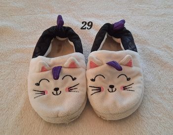 Chausson Chat Licorne Sirène