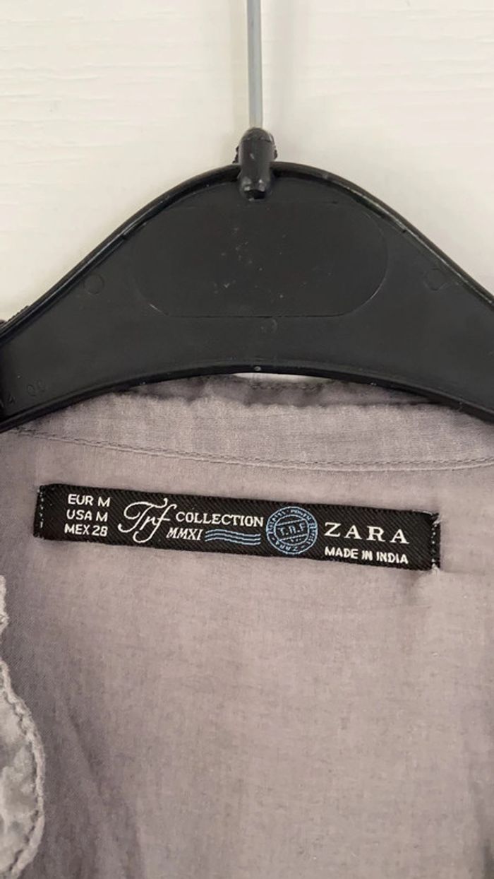 Haut gris Zara - photo numéro 2