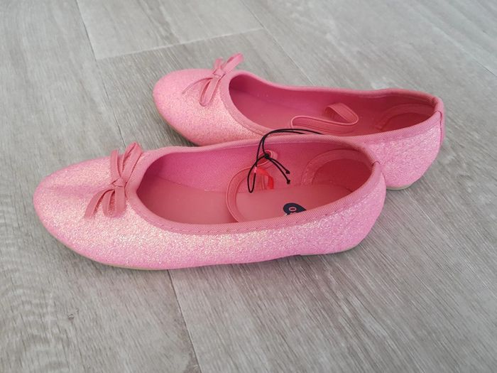 Ballerines roses pailletées taille 30 - neuves - photo numéro 3