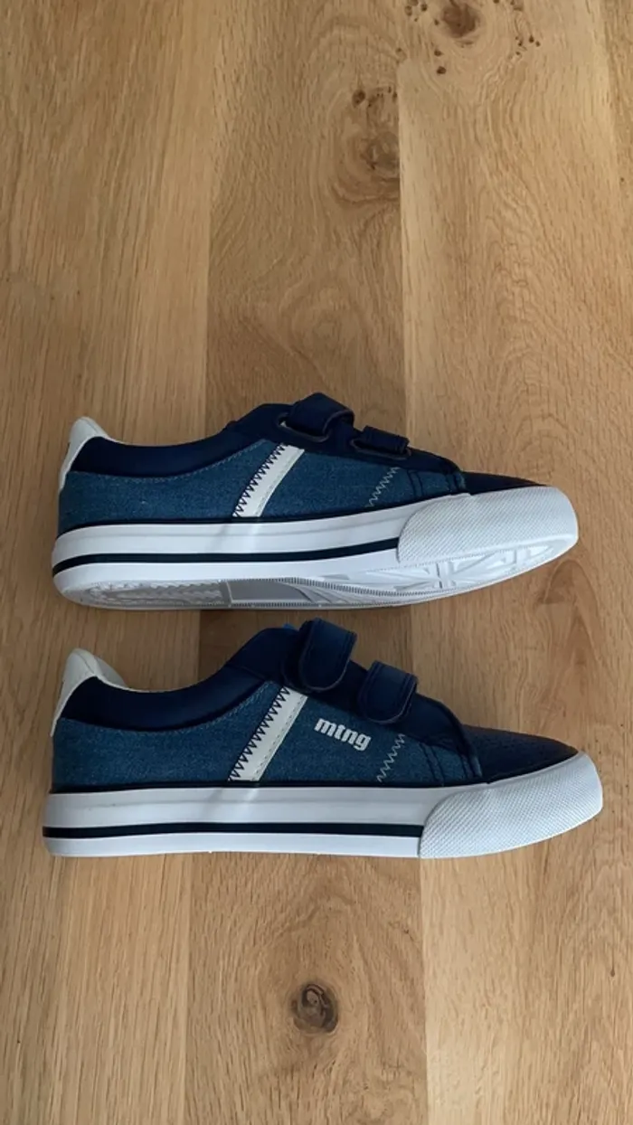 Baskets bleues - photo numéro 2