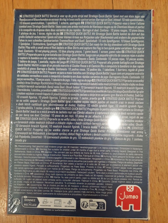 Jeu de société Strateg Quick battre. Jumbo - photo numéro 2