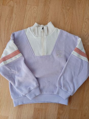 Sweat zippé