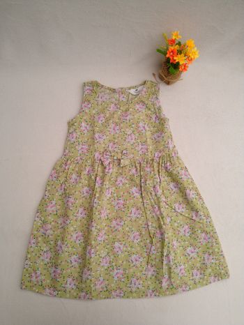 Robe fleurie fille H&M 6-7 ans