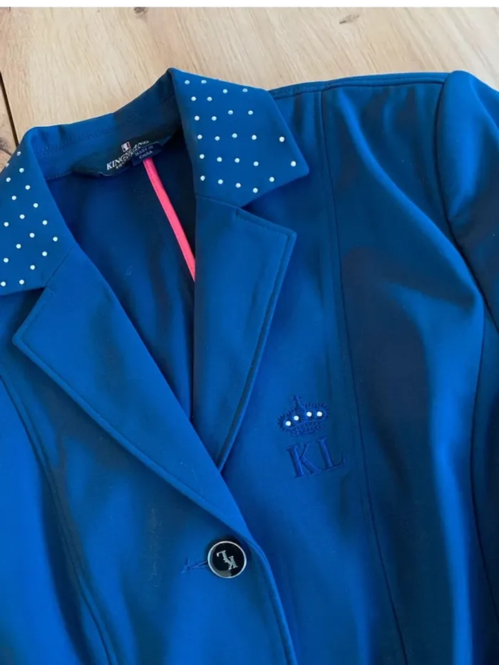 Veste de concours Kingsland – Bleu – Taille 38 - photo numéro 3