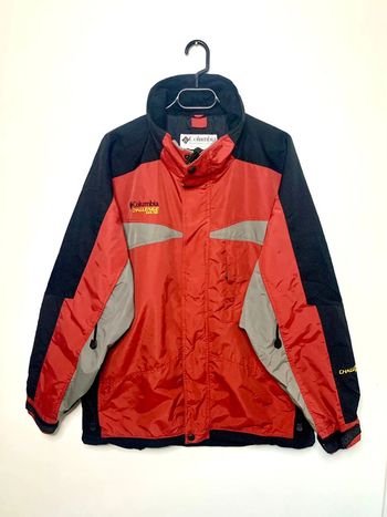 Veste / blouson de ski Columbia Challenge series vintage 90’s noir rouge