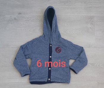 Veste réversible - garçon 6 mois