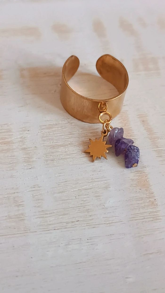 Jolie bague en acier inoxydable - photo numéro 2