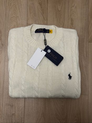 Ralph Lauren Pull blanc cassé taille M
