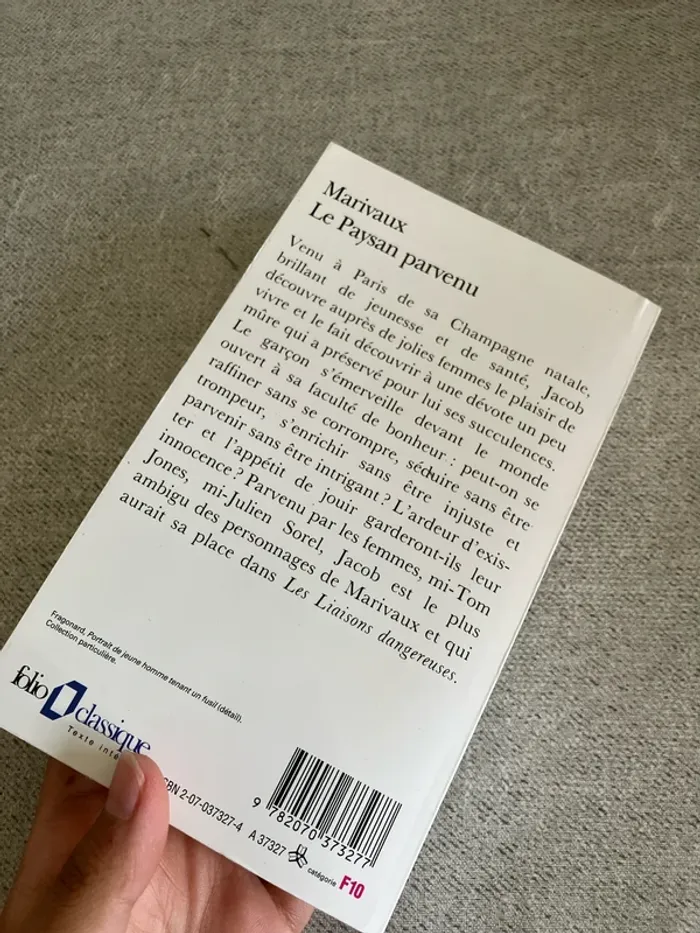 Le Paysan parvenu – Marivaux – Folio Classique - photo numéro 3