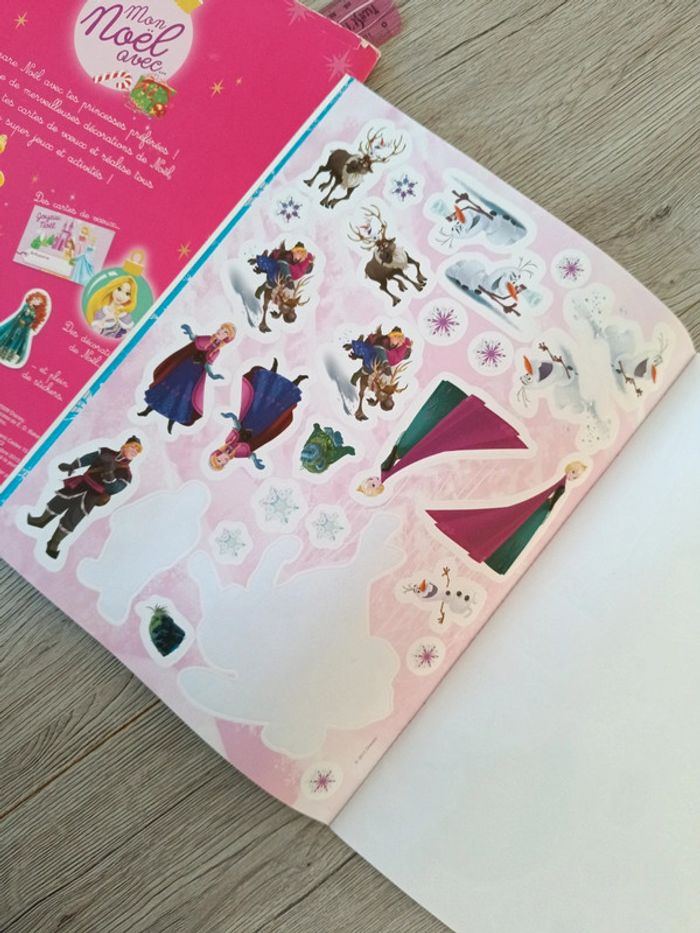 Lot 3 cahiers activités jeux coloriages princesse noël reine des neiges - photo numéro 8