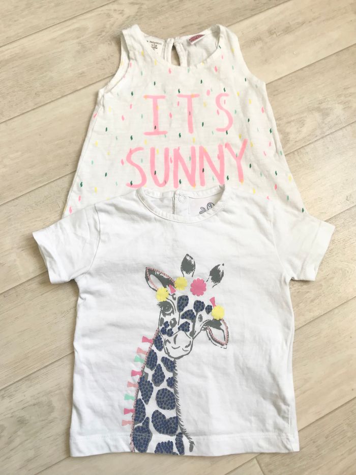 2 hauts d’été 9-12mois