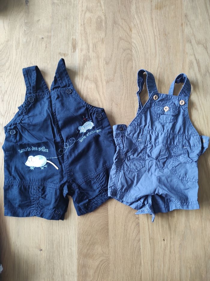 Lot de 4 joggings 3 mois + 2 salopettes - photo numéro 2