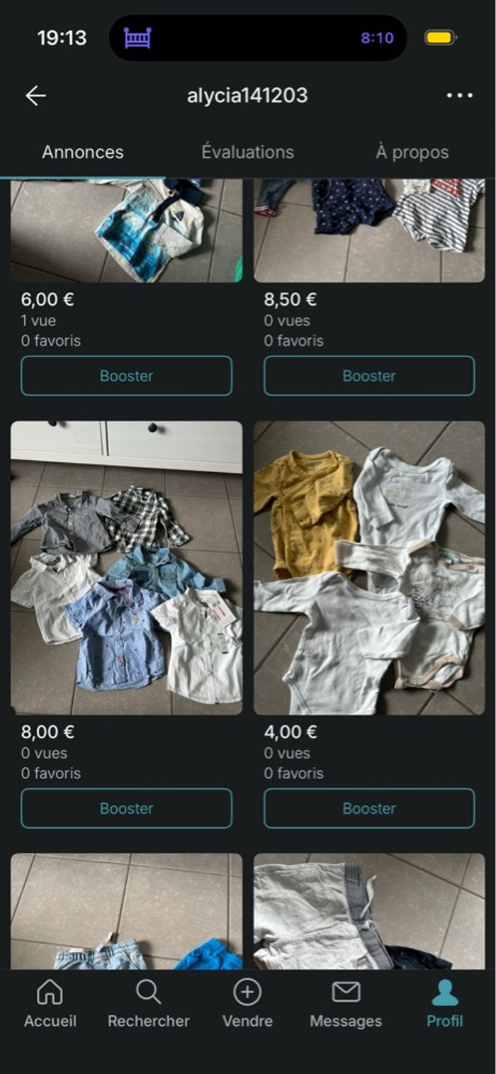 LOT DE VÊTEMENT VINTED BÉBÉ GARÇON - photo numéro 1