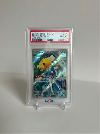 Pokemon Jpn Sv9a-Heat Wave Arena Art Rare #071 Misty's Psyduck PSA 10
