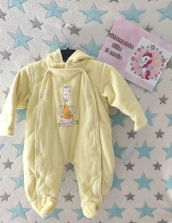 Combi pilote Babibou - 3 mois / 62 cm - très bon état