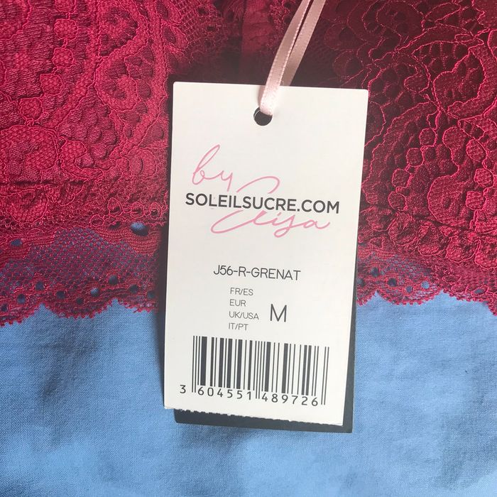 Soutien gorge neuf avec étiquette bordeaux taille M - photo numéro 3
