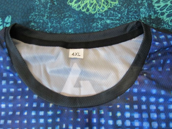 T-shirt homme Maillot de Sport pour Padel Badminton Taille 4XL Bleu - photo numéro 7