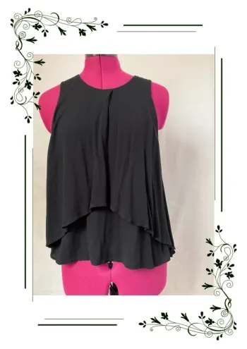 Débardeur effet superposé, Bershka, taille M avec joli dos