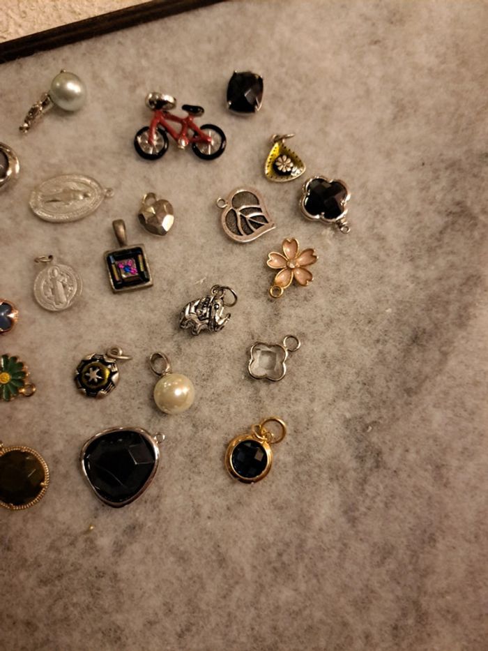 Lot de pendentifs diverses multicolore - photo numéro 6