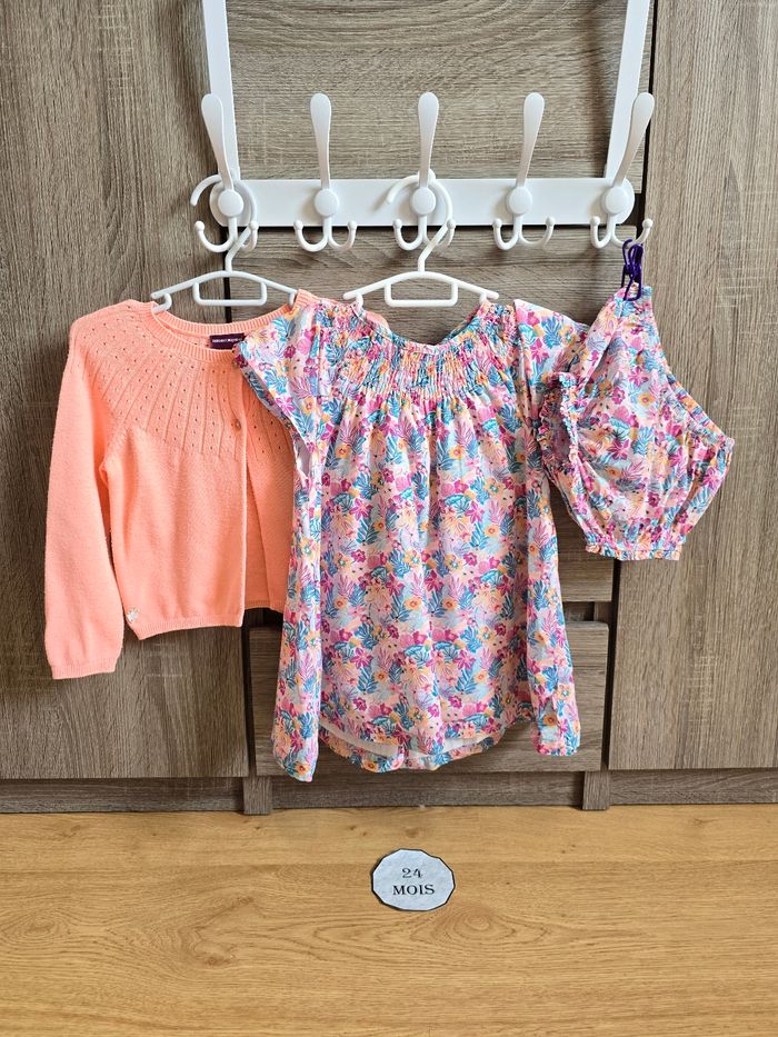 Vêtement Bébé Fille - Robe + Gilet - Sergent Major - 24 mois 86 cm