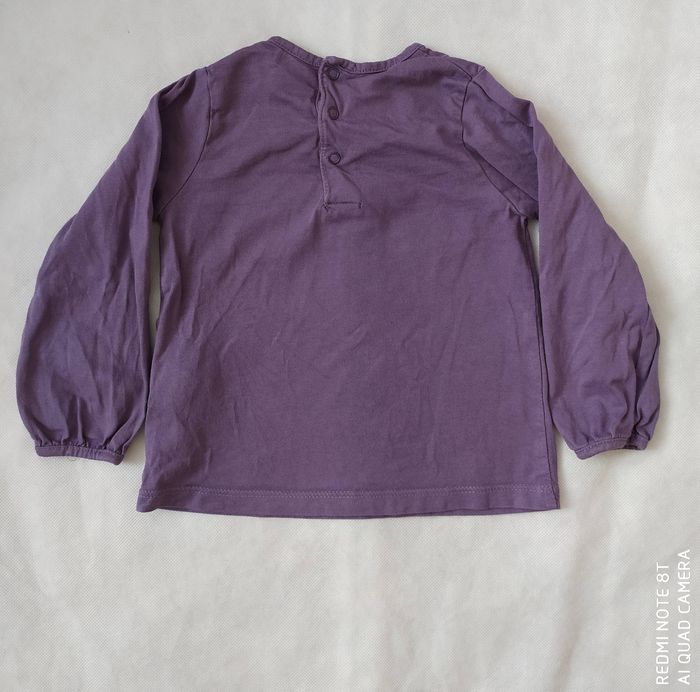 T-shirt manches longues Obaïbi imprimé fleur - photo numéro 2