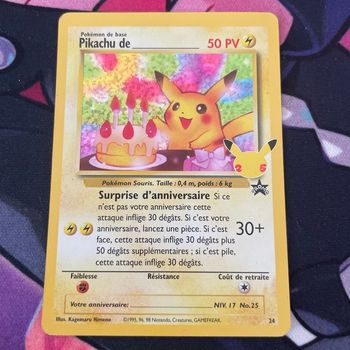 Pikachu de célébration