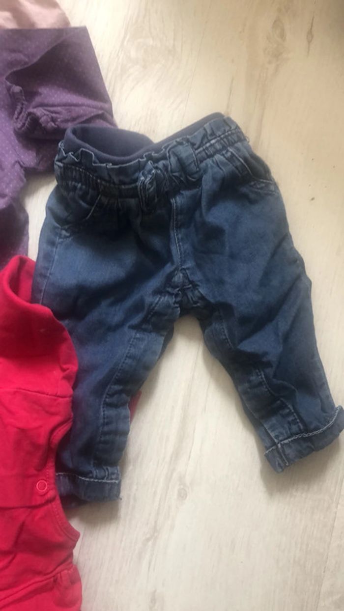 Lot blouse tee shirt ml et pantalon 3 mois - photo numéro 6