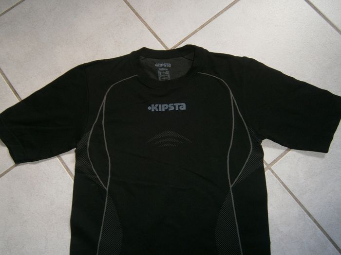 Tee-shirt de sport MC noir DECATHLON Taille S - photo numéro 2