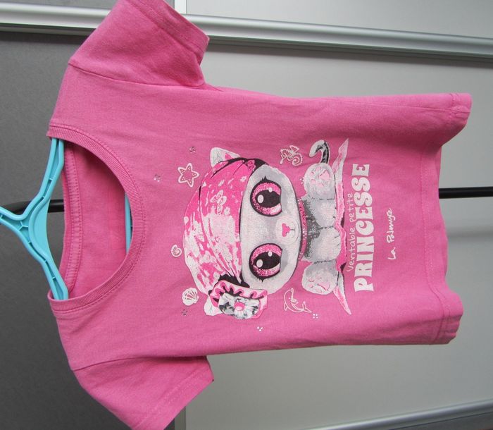 Lot de 3 tee-shirts fille - 3 ans - manches courtes - photo numéro 3
