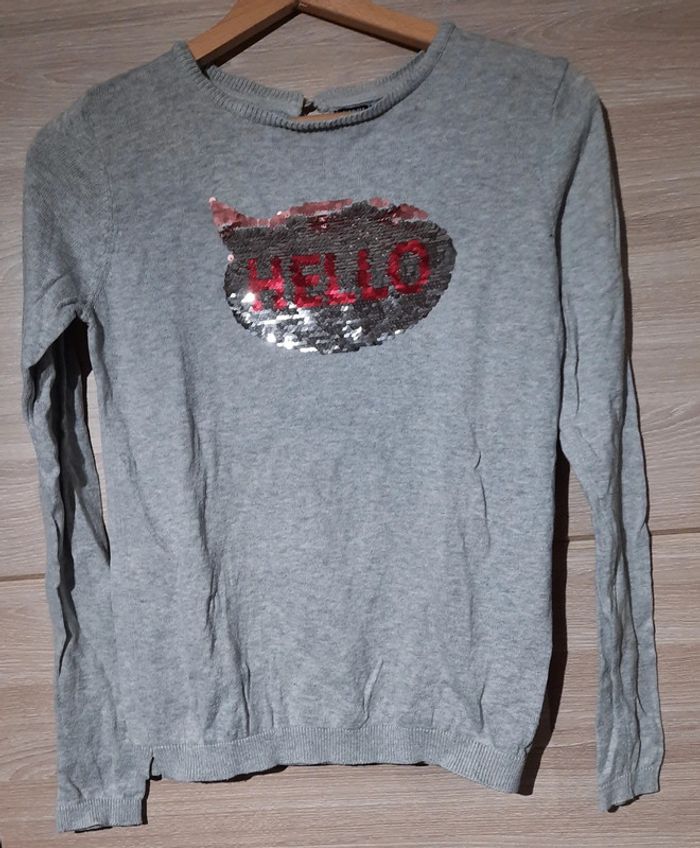Pull léger sequedin taille 12 ans kiabi