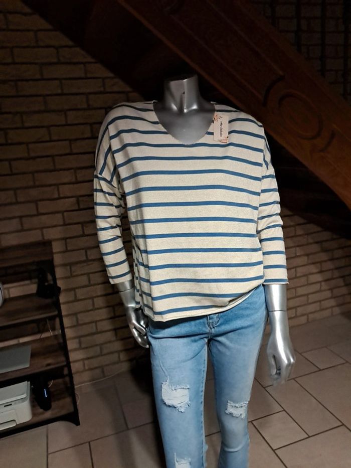 Pull à rayures - photo numéro 2