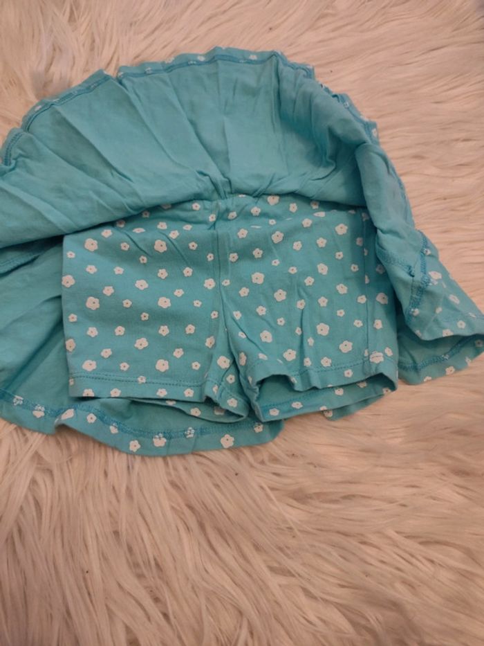 Jupe short a fleurs - photo numéro 2