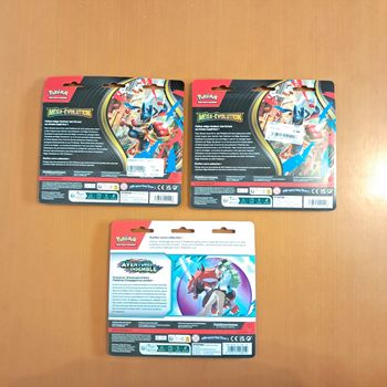 Lot pokémon scellé 3 tripacks :  2 x ME1 + 1 × EV9