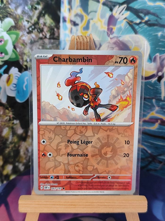 Charbambin reverse 43/197 flammes obsidiennes