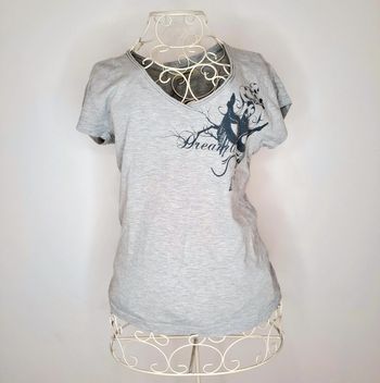 T-shirt gris masque 36
