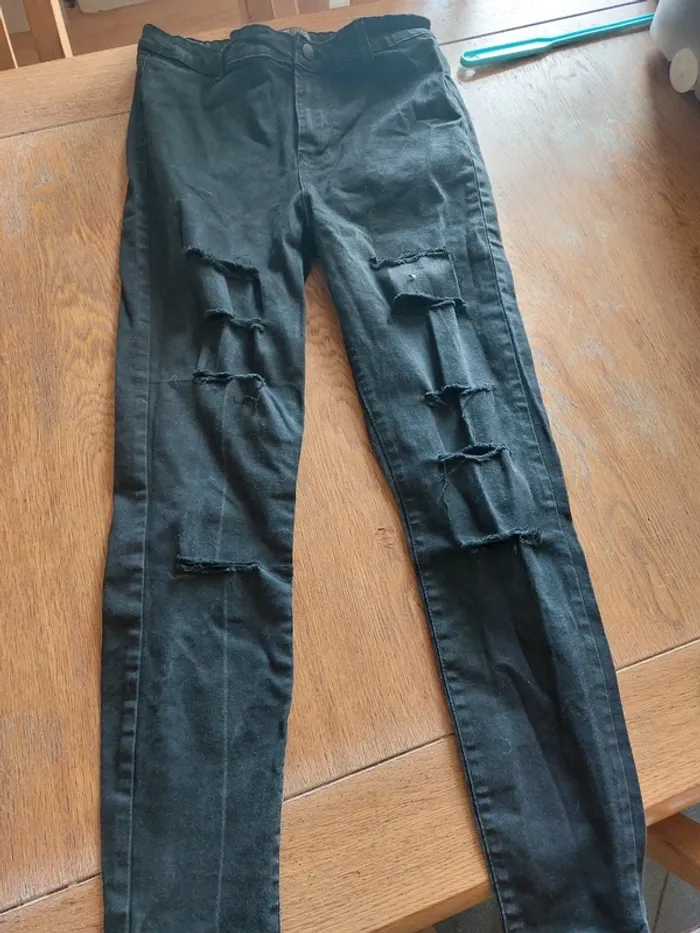 Jean's slim noir
