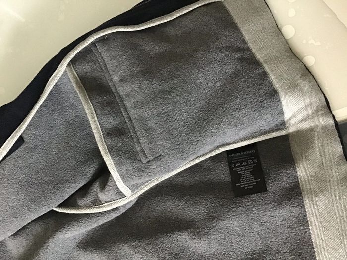 Duffle-coat à capuche 50% laine taille XS colorie marine marque Roamers&Seekers - photo numéro 10